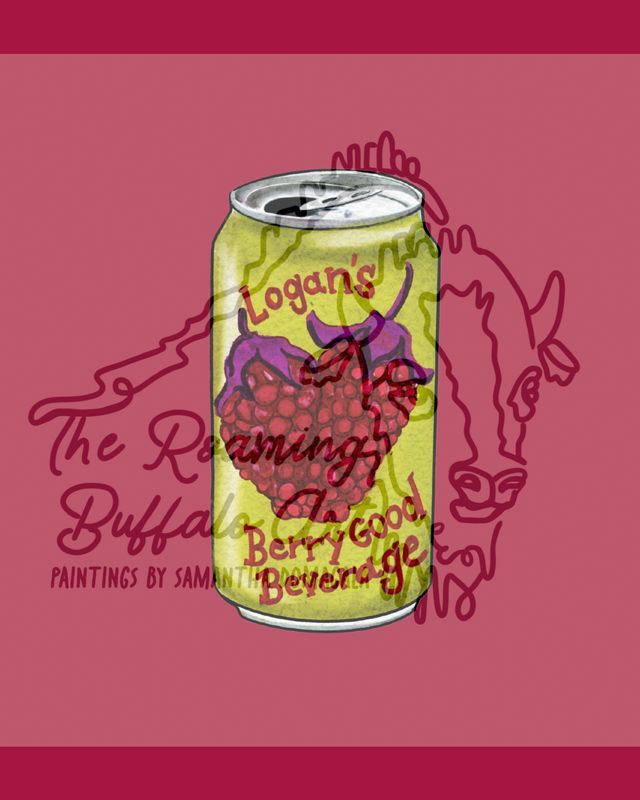 Logan's Logan's "Berry Good Beverage" Magnet
