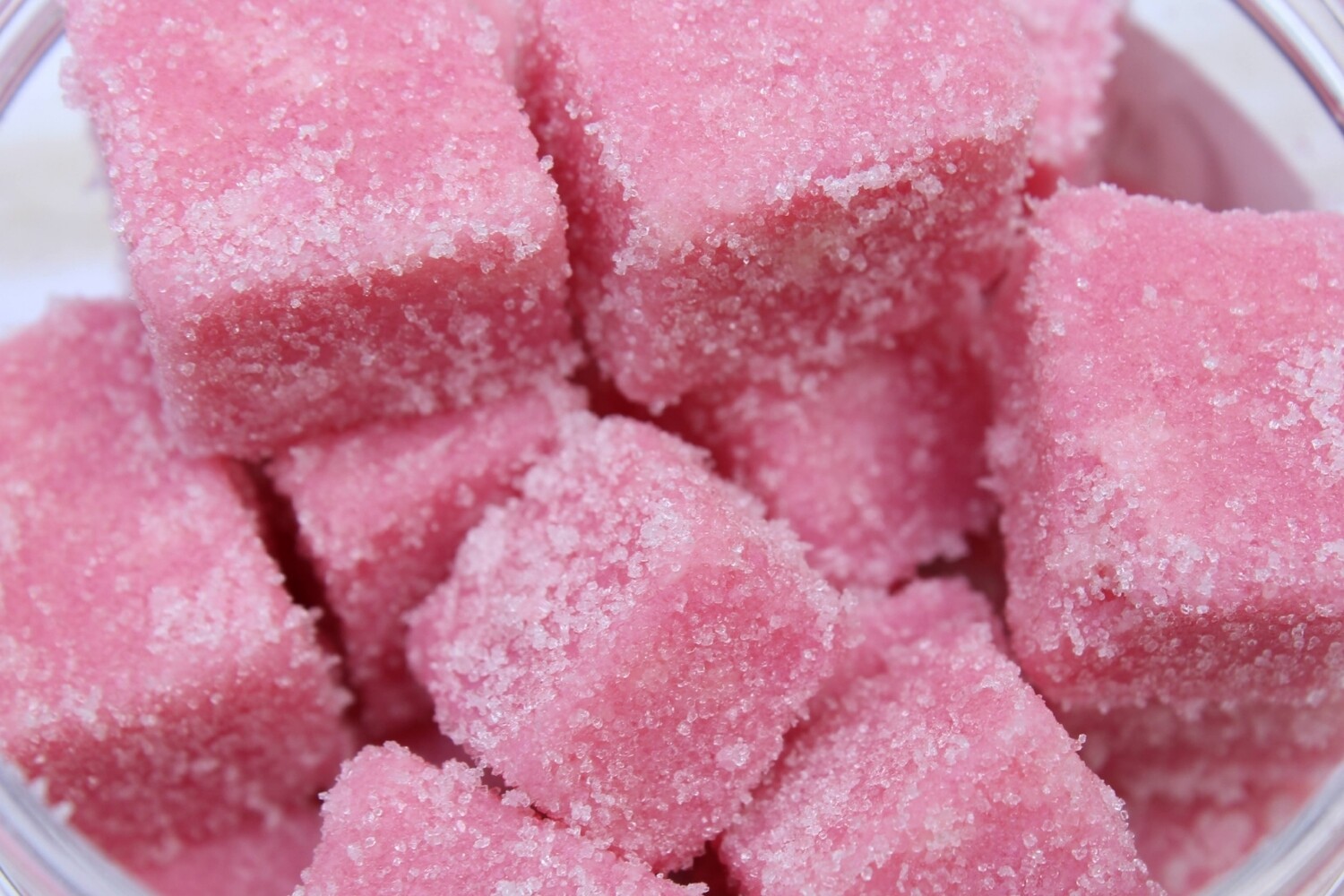 Cube Body Scrubbies Rose Fragrance