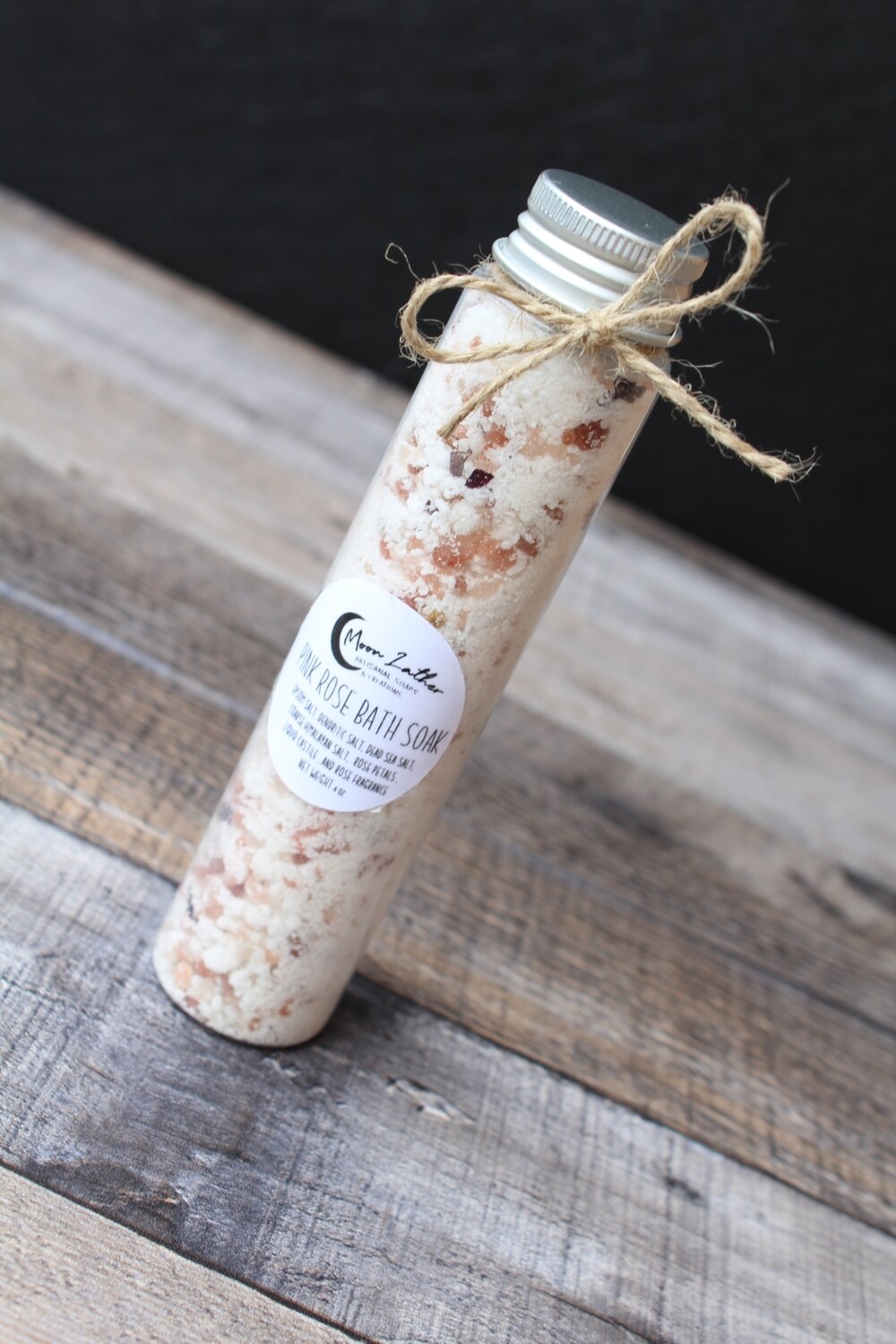 Pink Rose Bath Soak Tube