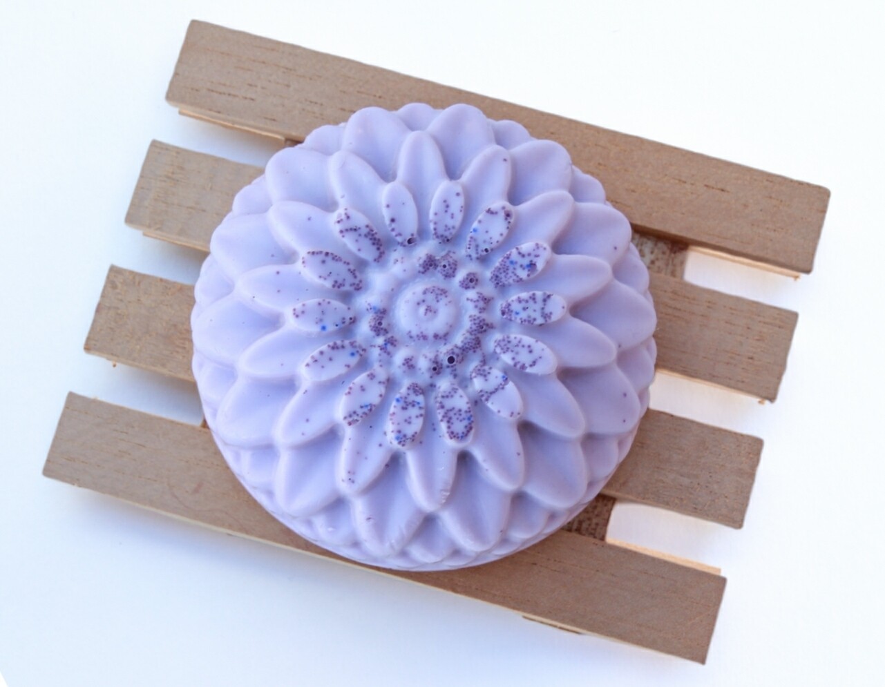 Flower Soap Purple Lavender