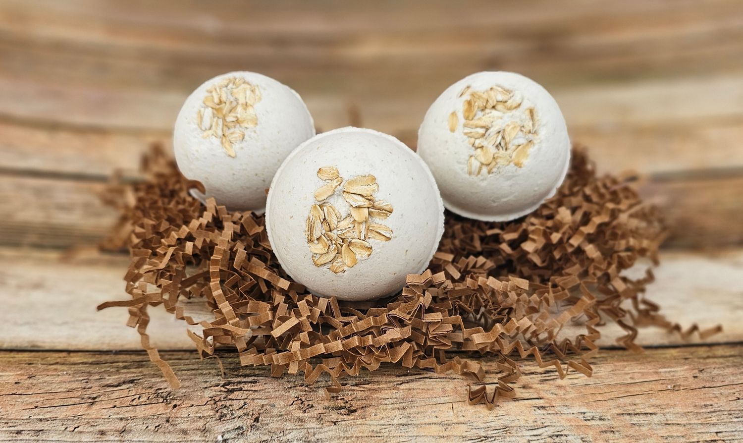 Oat and Milk Bath Bomb