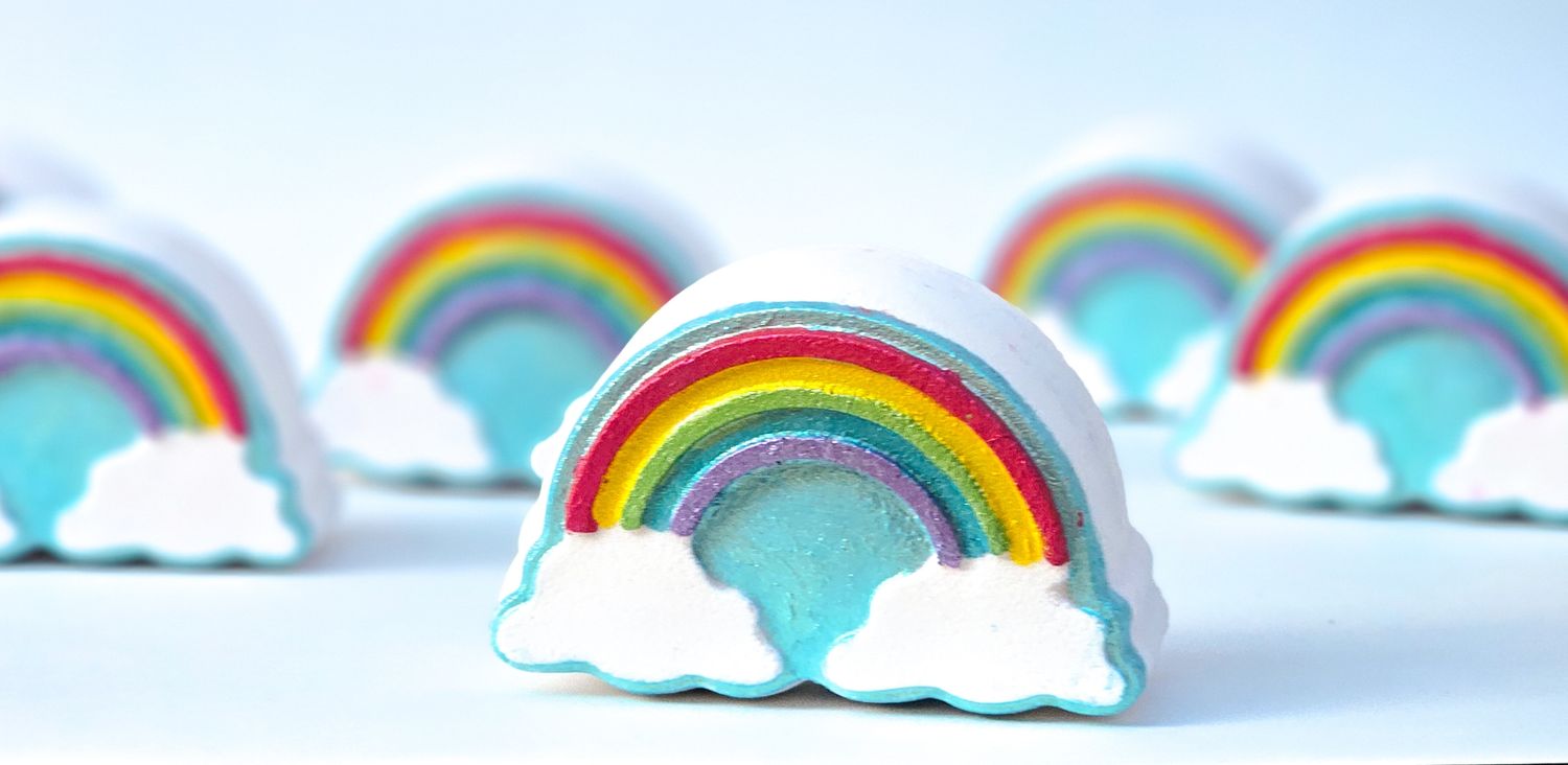 Rainbow Bath Bomb