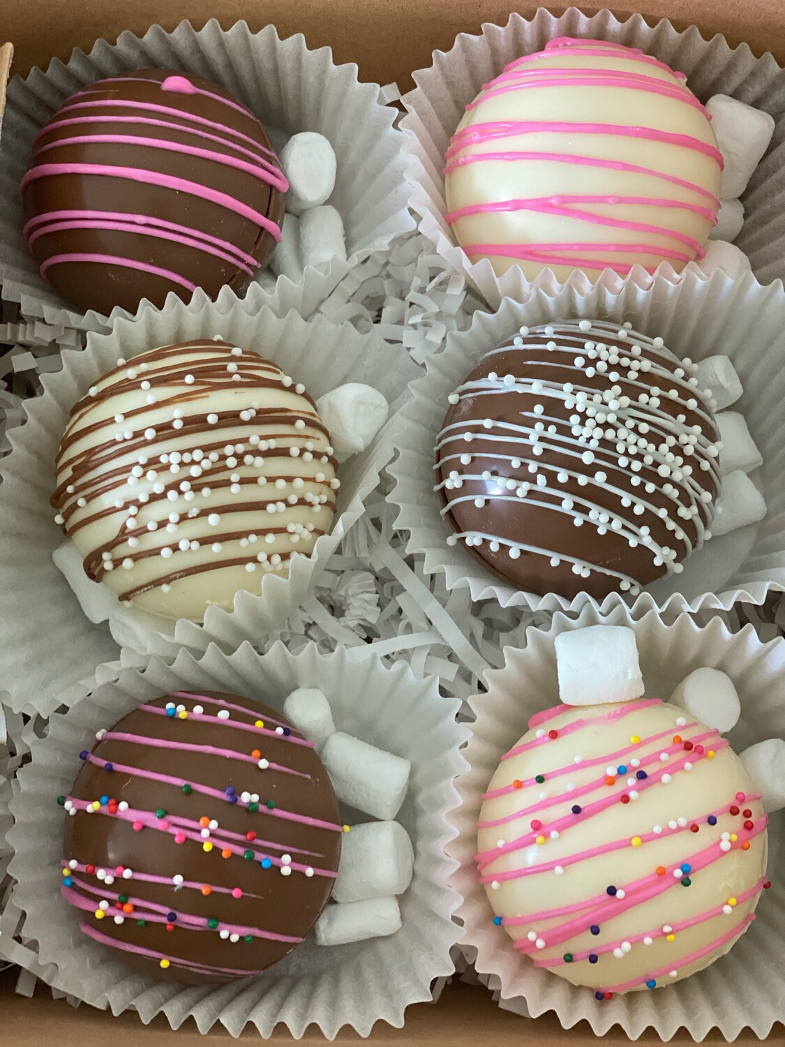 Hot choco bombs (6 unidades)