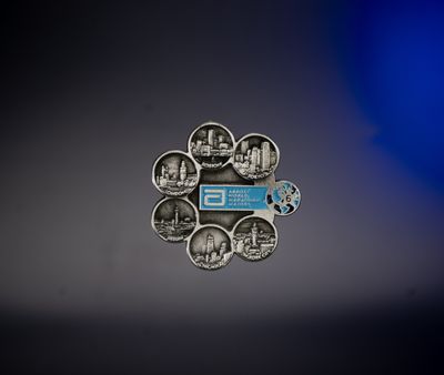 Six Star Lapel Pin