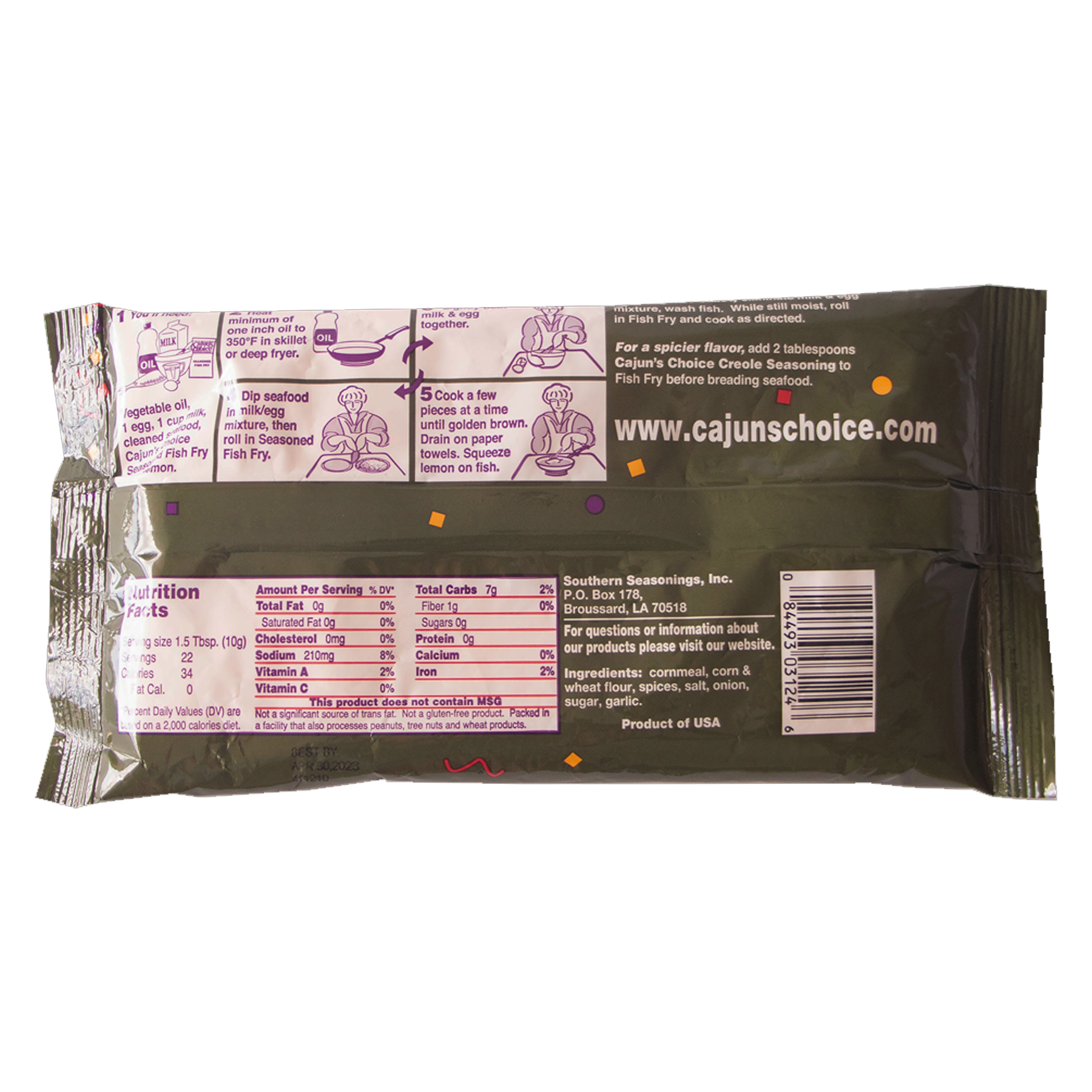 Cajun's Choice™ Seasoned Fish Fry 8 oz