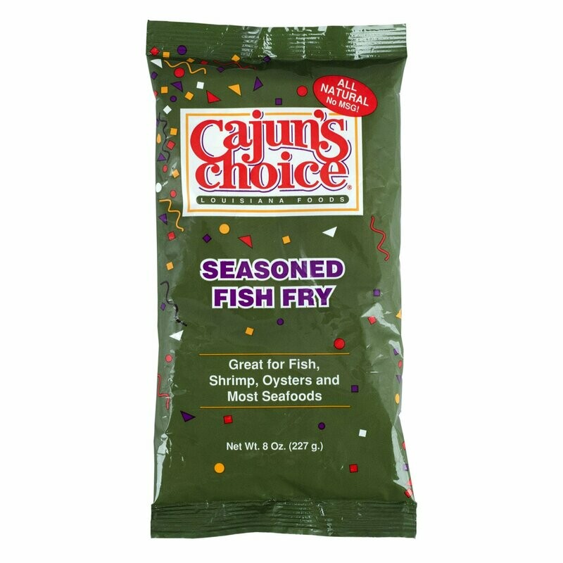 Cajun's Choice Seasoned Fish Fry 8 oz Cajun's Choice Seasoned Fish Fry 8 oz