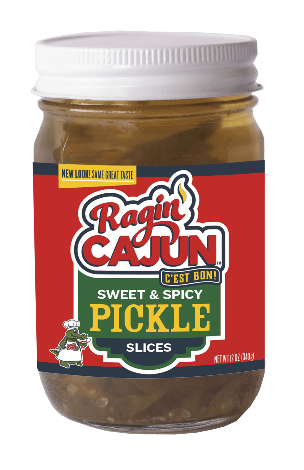 Ragin' Cajun Spicy Sweet Pickle Slices 12 oz