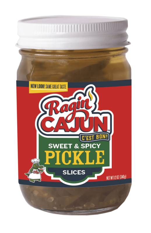 Ragin' Cajun Spicy Sweet Pickle Slices 12 oz Ragin' Cajun Spicy Sweet Pickle Slices 12 oz