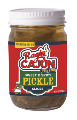 Ragin' Cajun Spicy Sweet Pickle Slices 12 oz