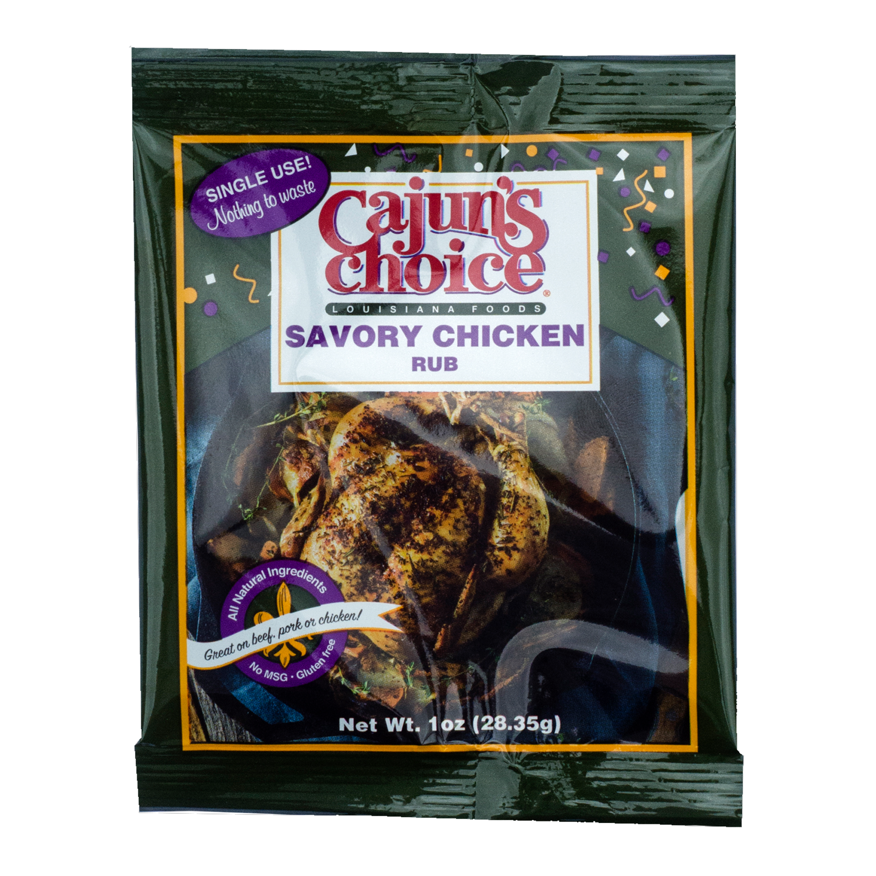 Cajuns Choice Louisiana Foods Seasoning Mix, Cajun Shrimp - 0.3 oz