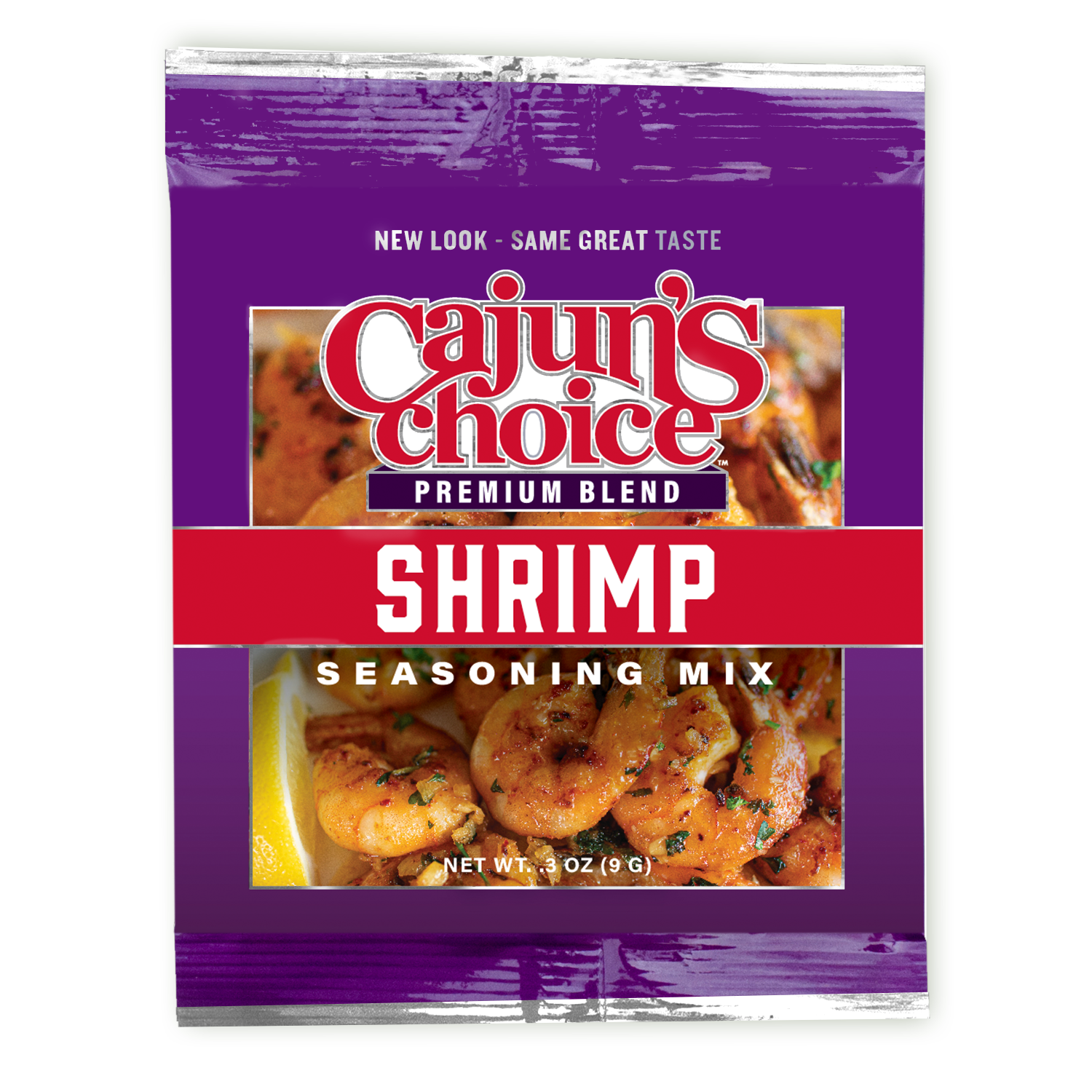 Cajuns Choice Louisiana Foods Seasoning Mix, Cajun Shrimp - 0.3 oz