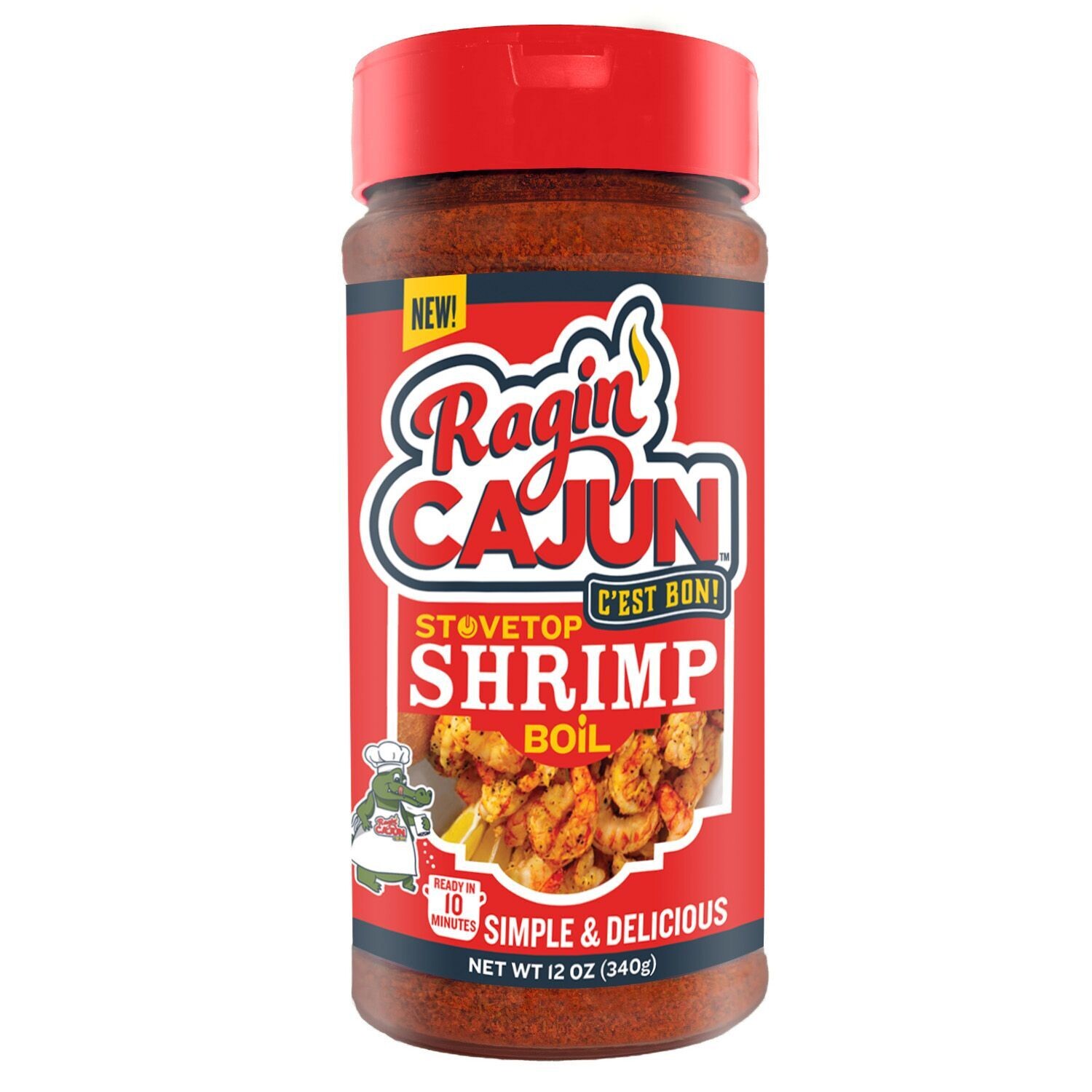 Ragin' Cajun Stovetop Shrimp Boil Seasoning 12 oz