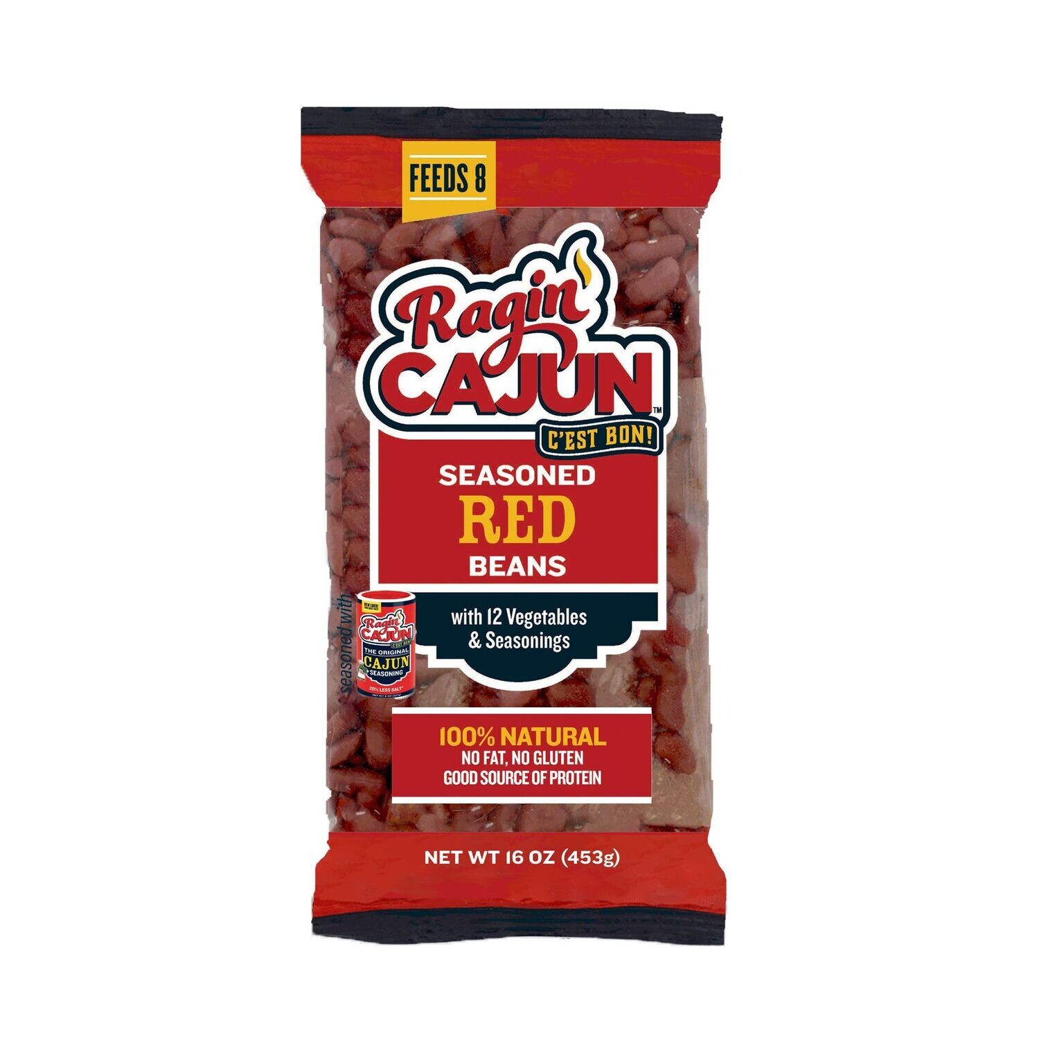 Ragin' Cajun Seasoned Red Beans 16 oz