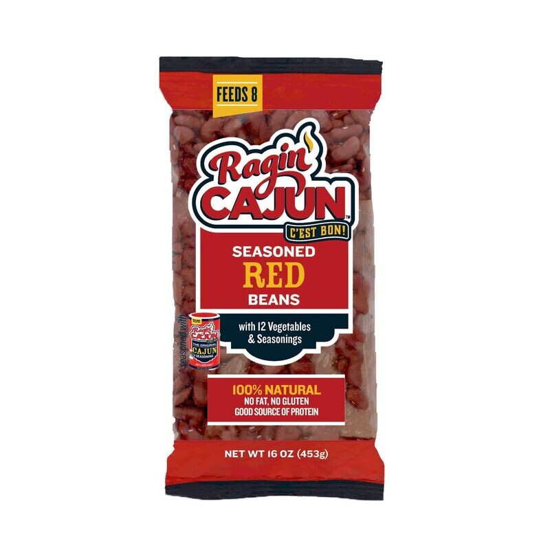 Ragin' Cajun Seasoned Red Beans 16 oz Ragin' Cajun Seasoned Red Beans 16 oz