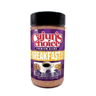 Cajun's Choice Premium Blend Breakfast Blend Seasoning 9 oz