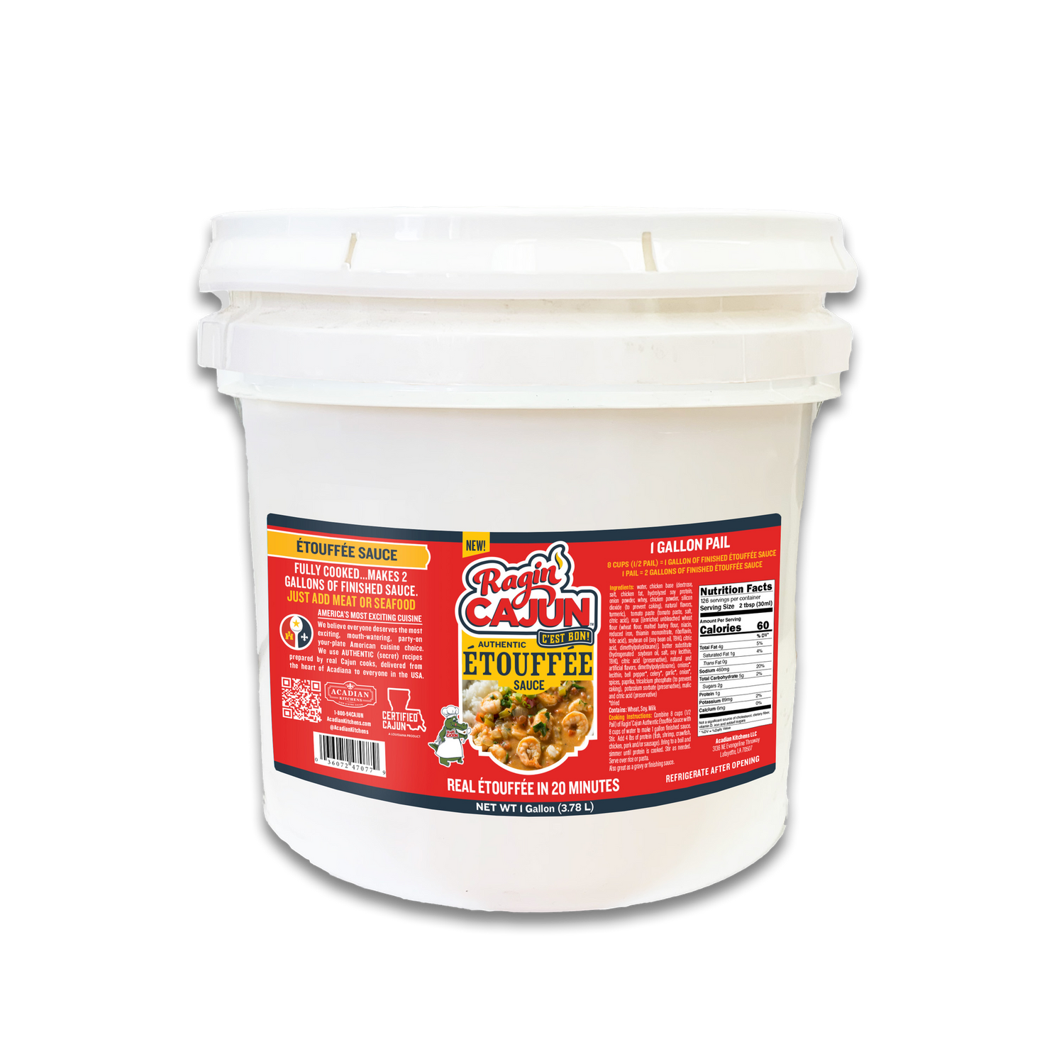 Ragin Cajun Etouffee Sauce 1 Gallon - Food Service