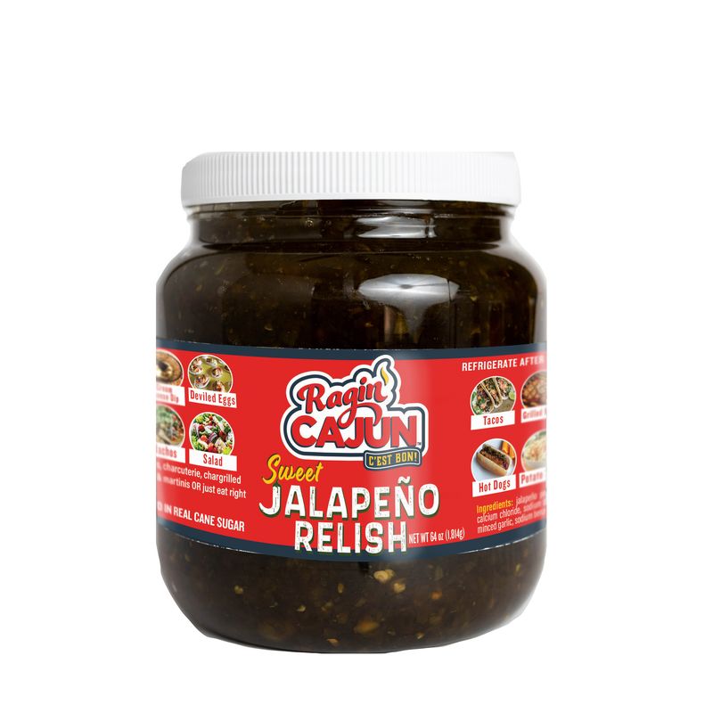 Ragin' Cajun Jalapeno Relish 64oz - Food Service Ragin' Cajun Jalapeno Relish 64oz - Food Service