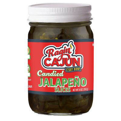 Ragin' Cajun Candied Jalapeño Slices 14 oz Ragin' Cajun Candied Jalapeño Slices 14 oz