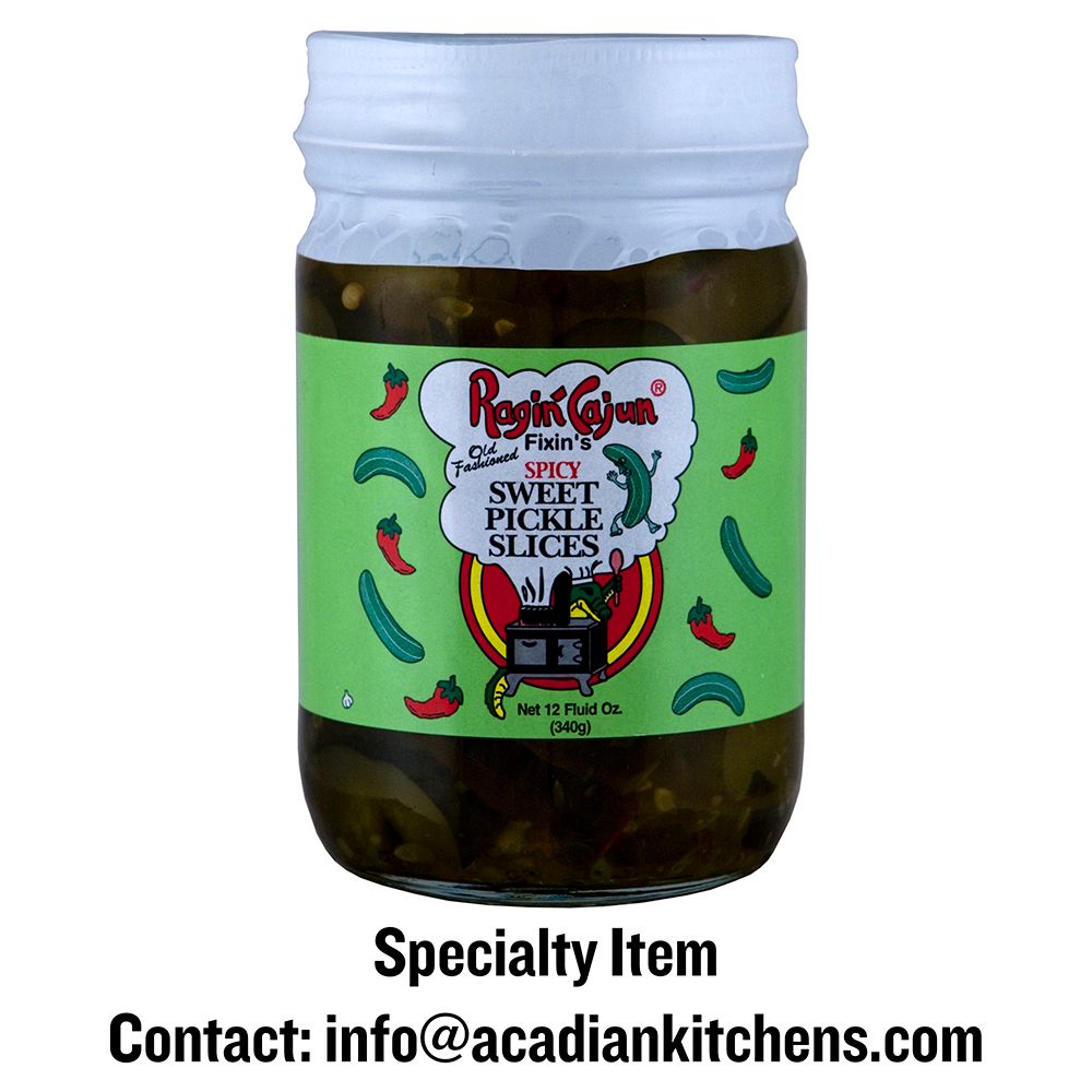 Ragin' Cajun Spicy Sweet Pickle Slices 12 oz