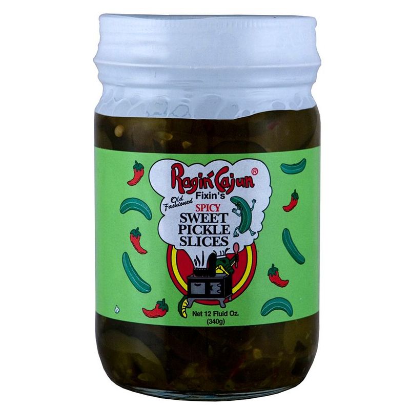 Ragin' Cajun Spicy Sweet Pickle Slices 12 oz