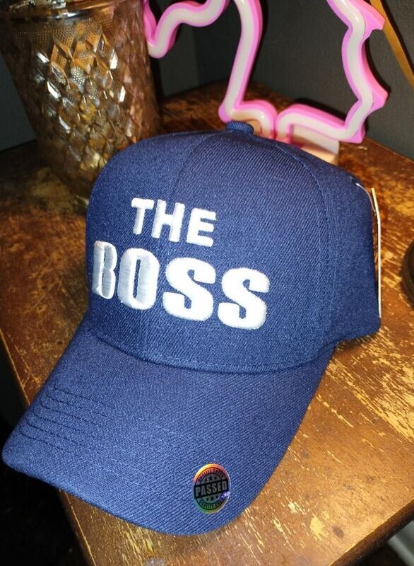 The Boss baseball caps