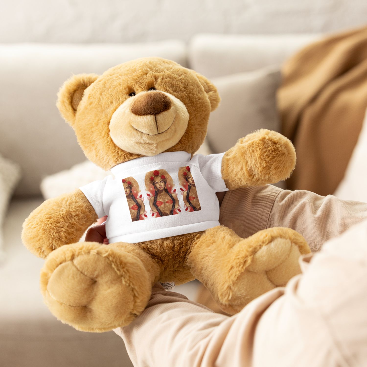 Teddy bear with a t-shirt