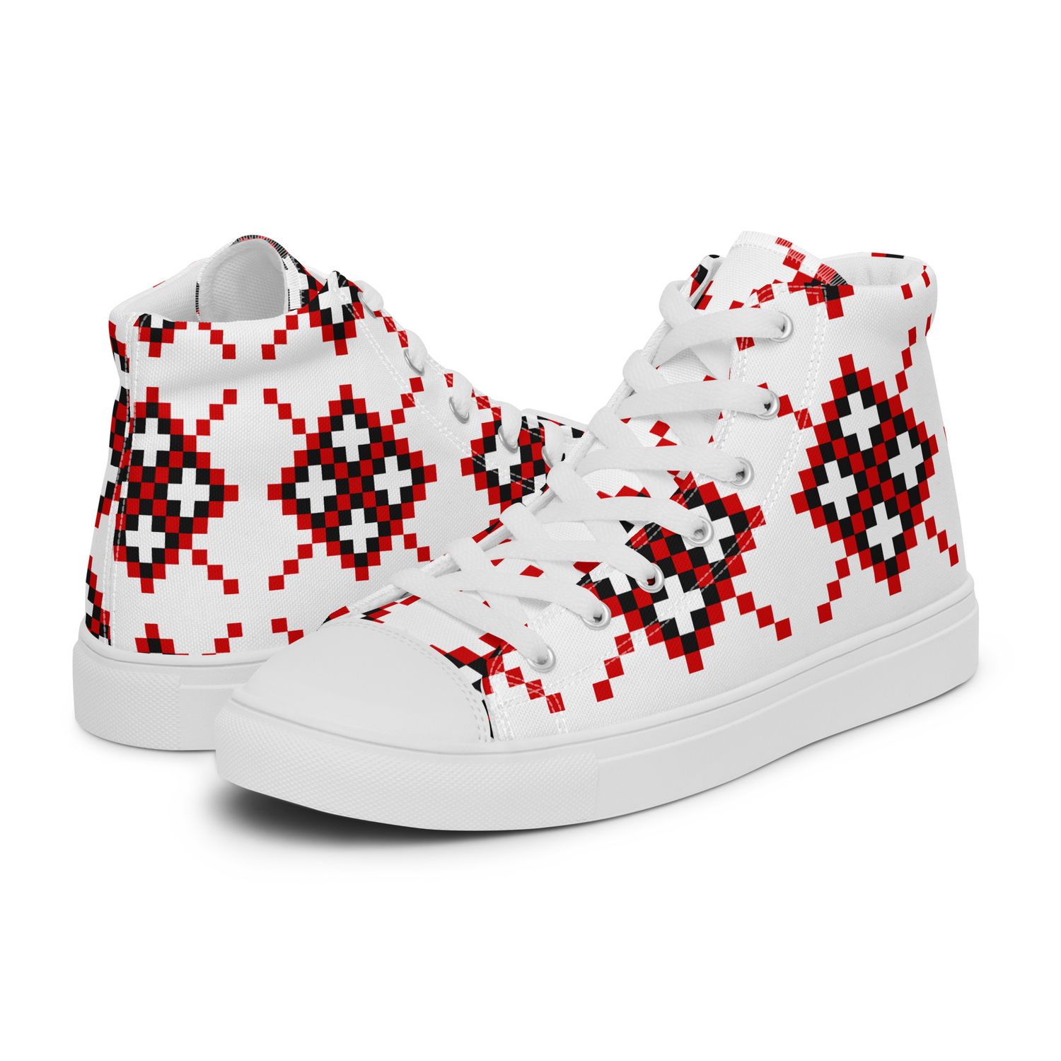 Women’s high top canvas shoes