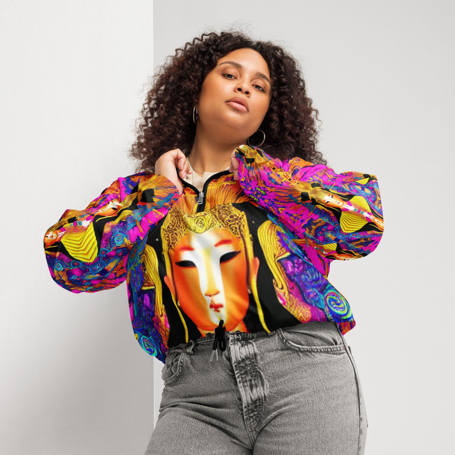 Women’s cropped windbreaker