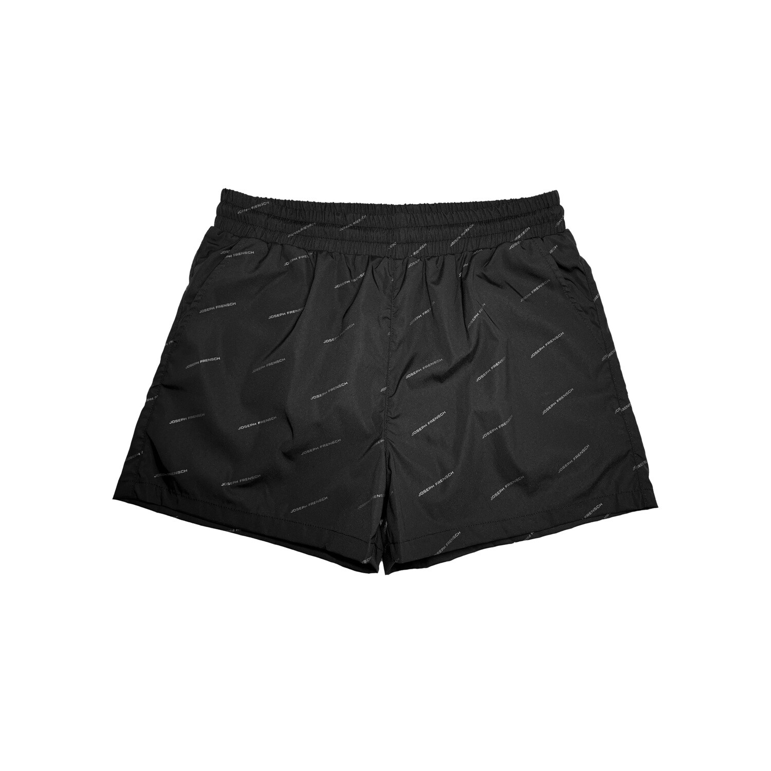 SWIMSHORTS LOGO ALLOVER PRINT (COLD BLACK)