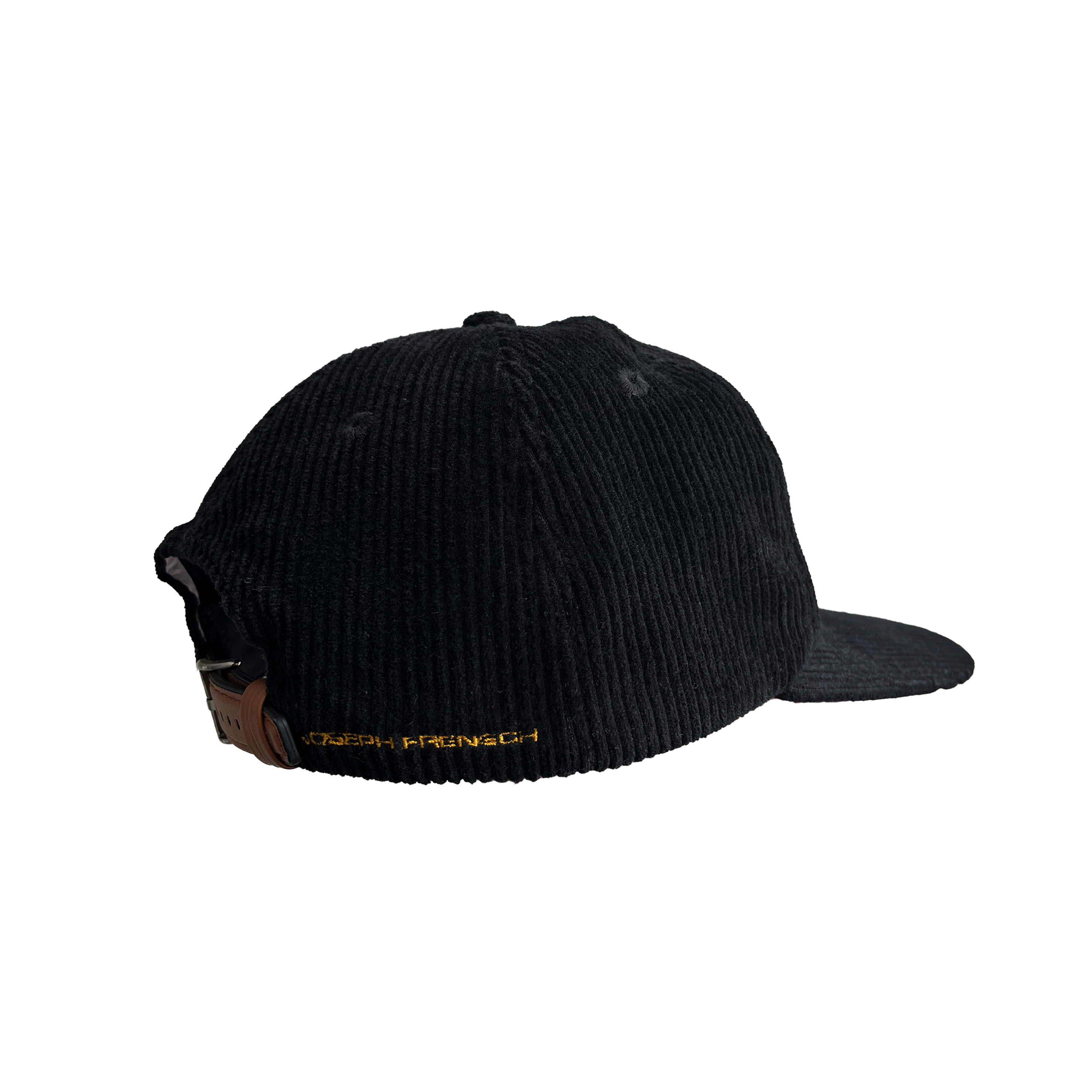 BLACK CORDUROY CAP