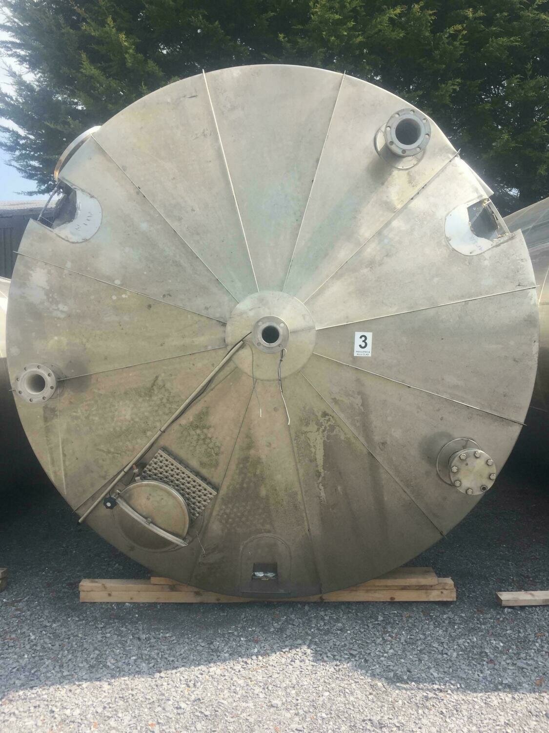 35m³ Insulated Stainless Steel Tank
