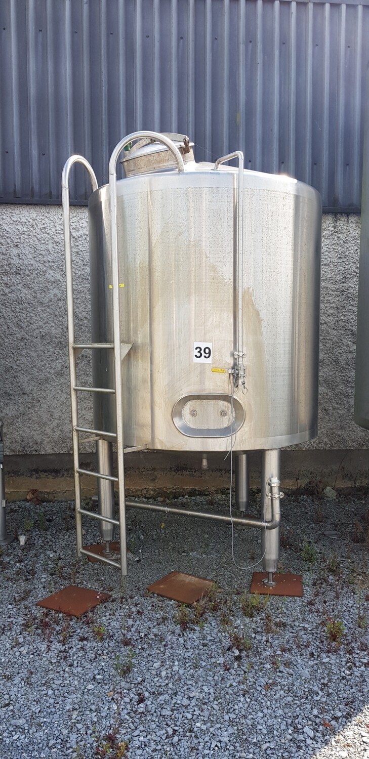 2m³ Insulated Stainless Steel Tank