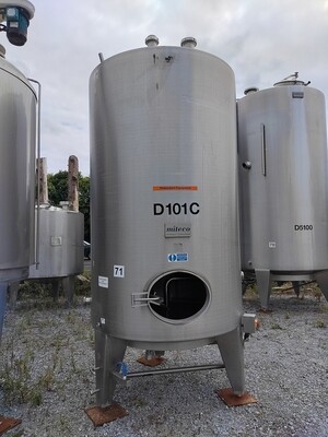 5m³ Single Skin Stainless Steel Tank