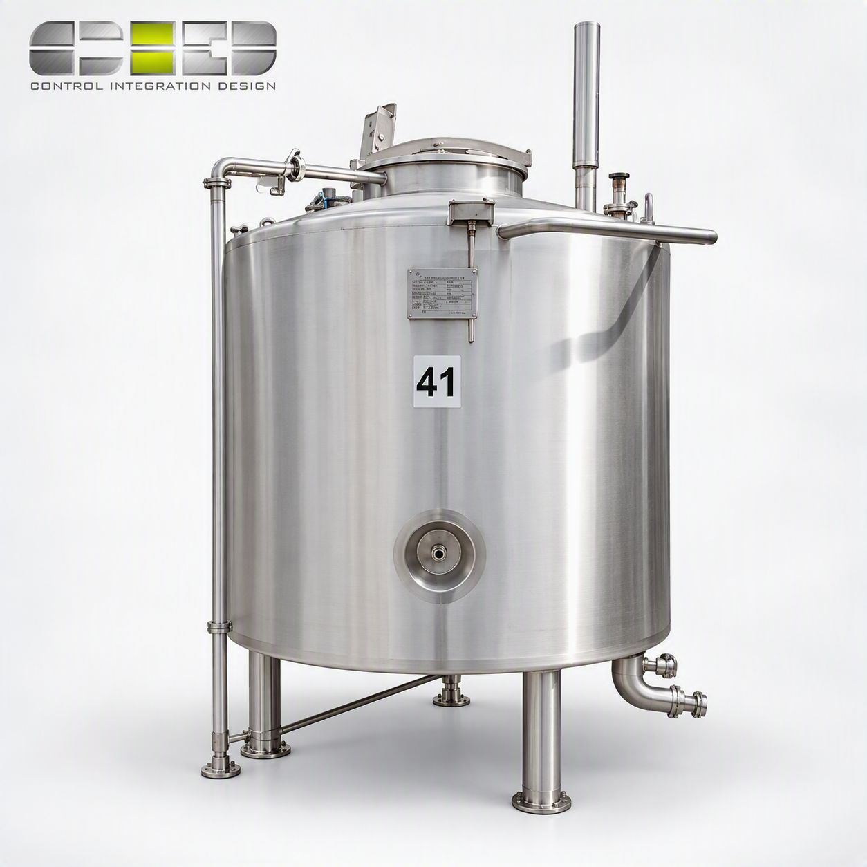 1m³ Insulated Stainless Steel Tank