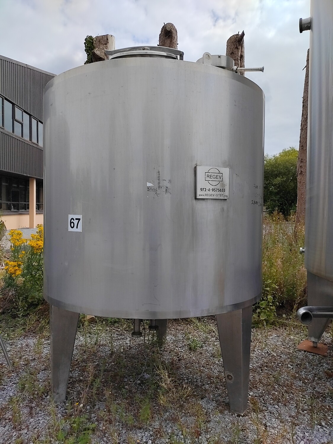 3m³ Insulated Stainless Steel Tank