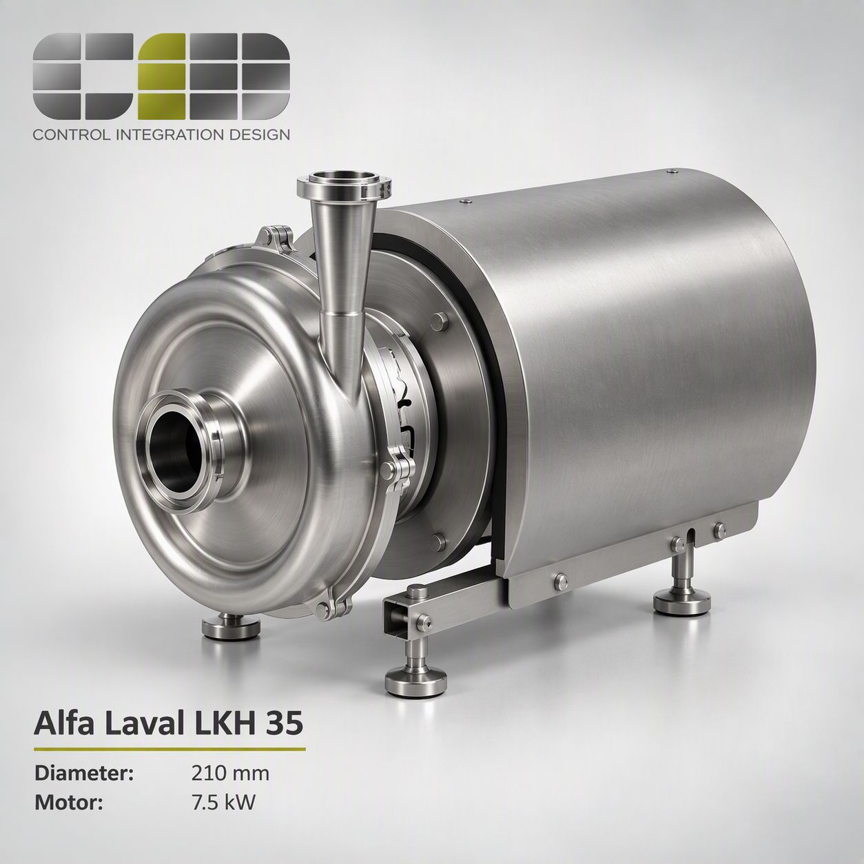 Alfa Laval 35 LKH Diameter 210 KW 7.5
