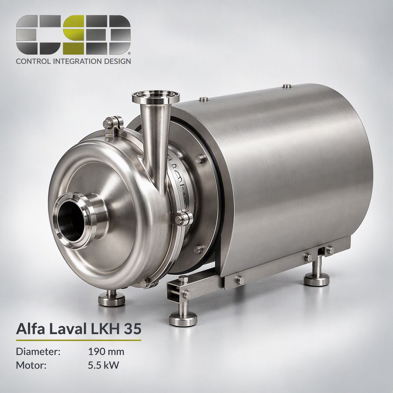 Alfa Laval 35 LKH Diameter 190 KW 5.5