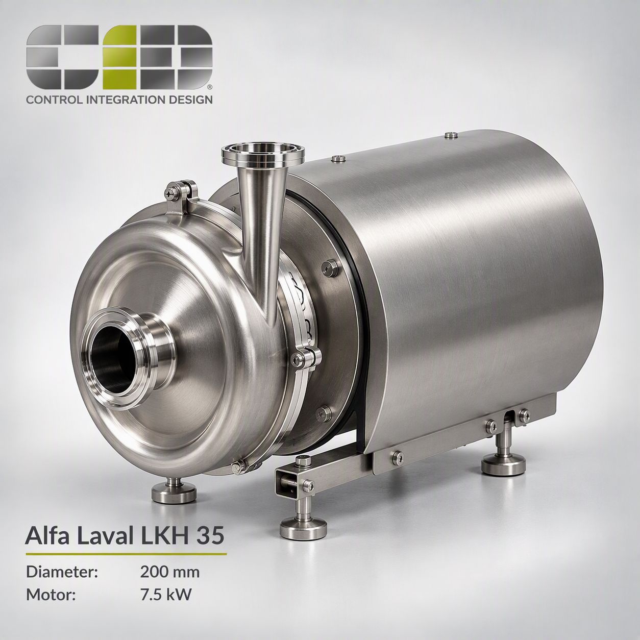 Alfa Laval 35 LKH Diameter 200 KW 7.5