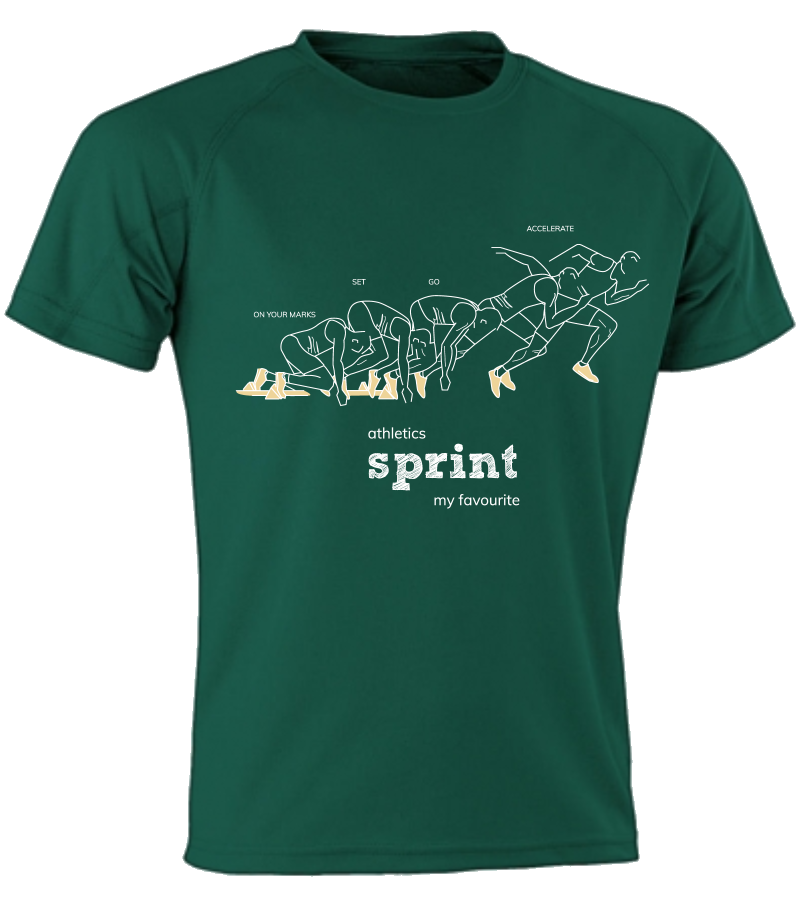 t-shirt Sprint jongen/man