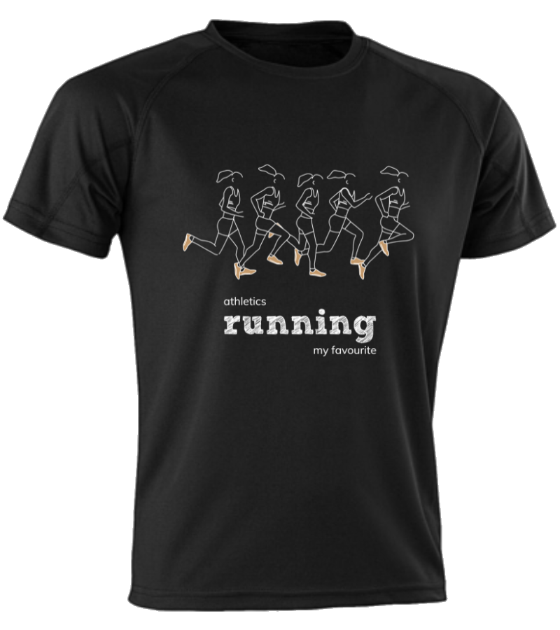 t-shirt Running meisje/vrouw