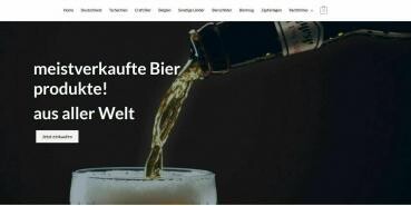 Webshop über Bierprodukte Affiliate Webseite 714 Produkte Das Original 