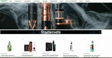 Amazon Affiliate Shop Webshop für E-Zigarette und Shisha - 1178 Produkte