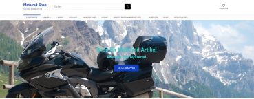 Amazon Motorrad- Shop 
 mit ca. 1000 Artikel