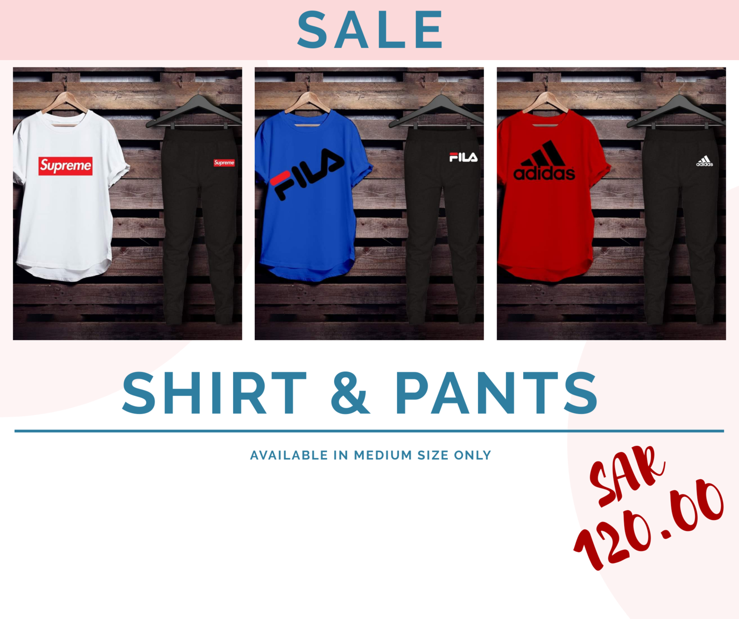 T-Shirt &amp; Pants Assorted Brand