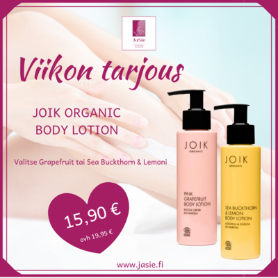 JOIK ORGANIC - BODY LOTION VARTALOVOIDE JOIK ORGANIC - BODY LOTION VARTALOVOIDE