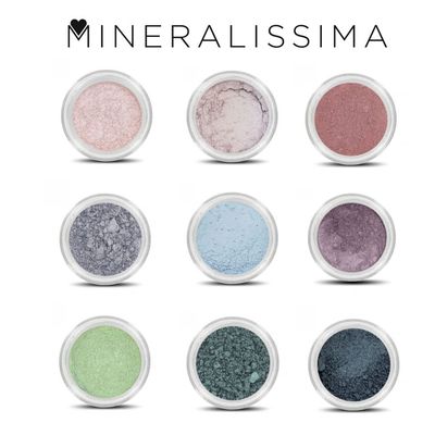 Jauhemaiset mineraaliluomivärit