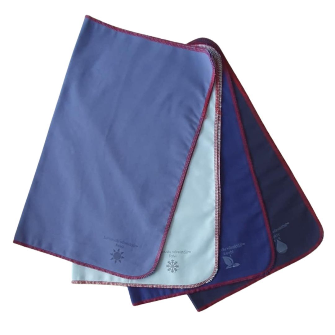 Sininen - vuodenaikojen lisähuivit