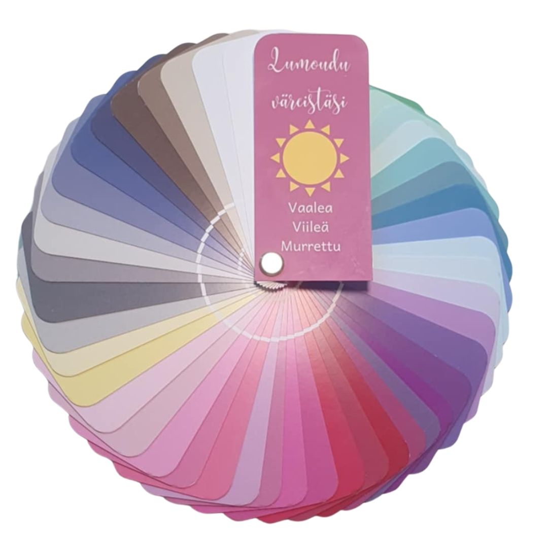 Lumoudu väreistäsi - Vaalea-Viileä-Murrettu (Kesä)