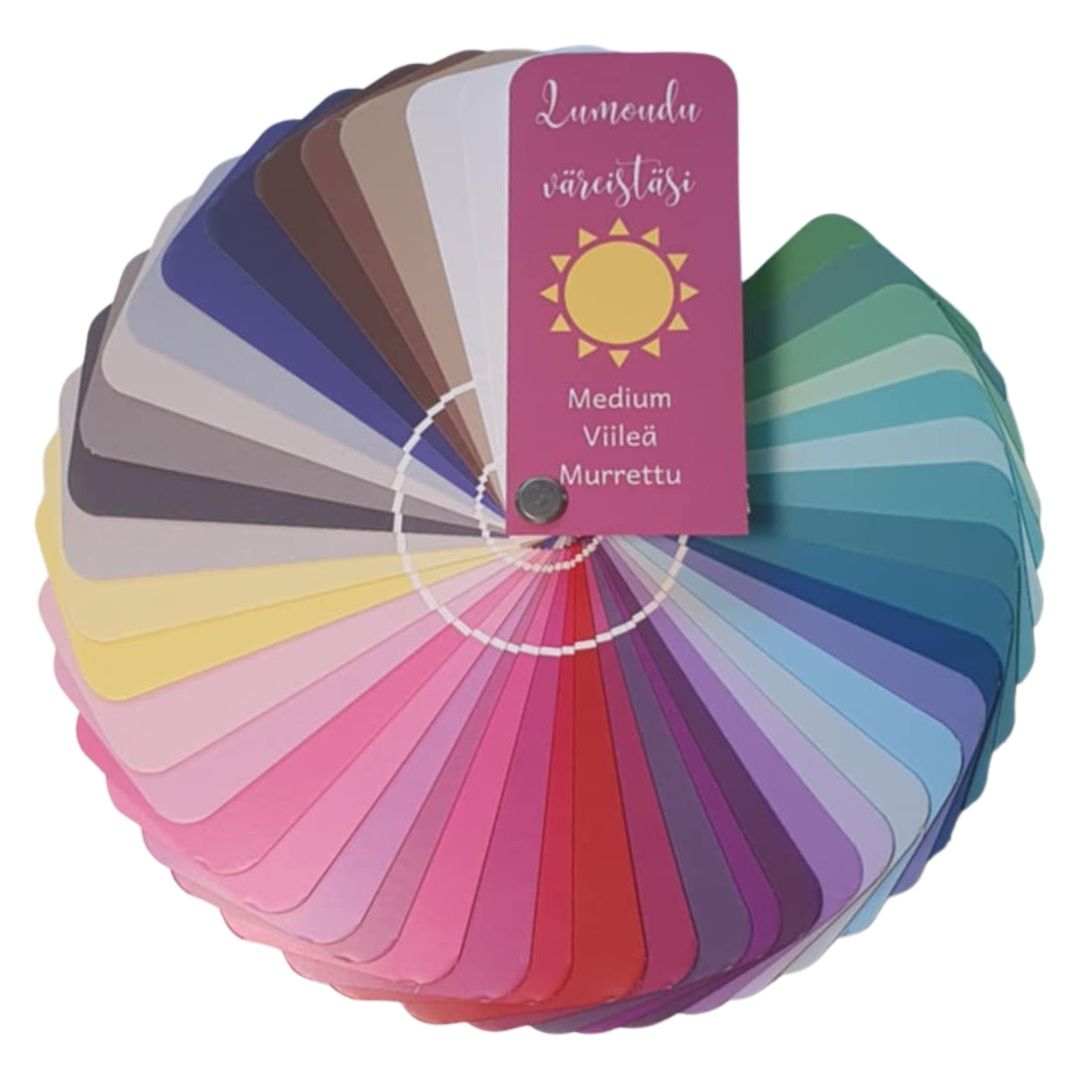 Lumoudu väreistäsi - Medium-Viileä-Murrettu (Kesä)