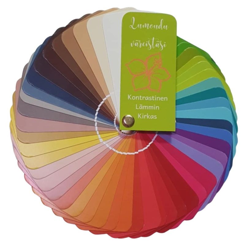 Lumoudu väreistäsi - Kontrastinen  - Lämmin - Kirkas (Kevät)